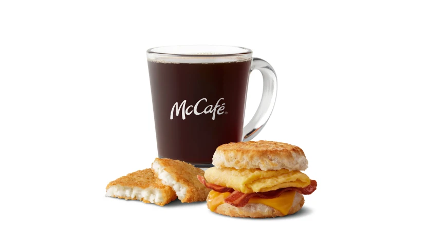 McDonald's Bacon, Egg & Cheese Biscuit Meal