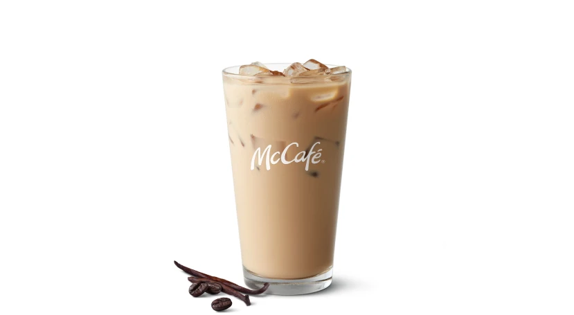 McDonald's McCafé Iced French Vanilla Latte