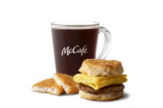 McDonald's Sausage Biscuit with Egg Meal