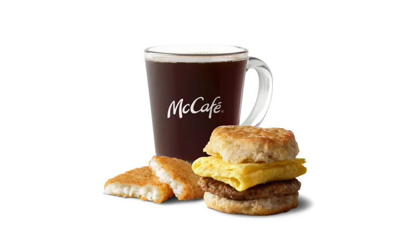 McDonald's Sausage Biscuit with Egg Meal