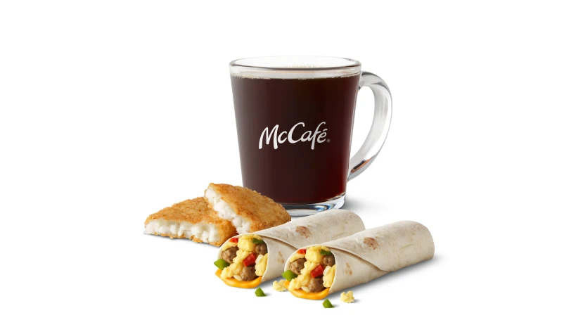 McDonald's Sausage Burrito Meal