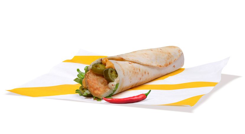 McDonald’s Grilled Chicken Snack Wrap Spicy