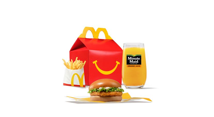 Happy Meal: Chicken Burger and Fries