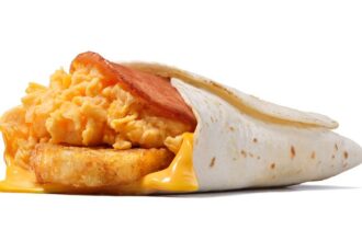 McDonald’s Egg N' Hash browns Wrap