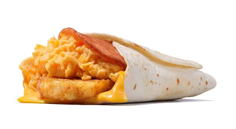 McDonald’s Egg N' Hash browns Wrap