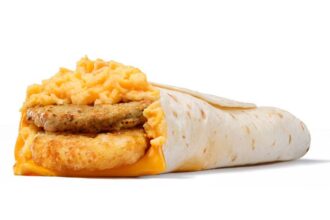McDonald's Egg N' Sausage wrap