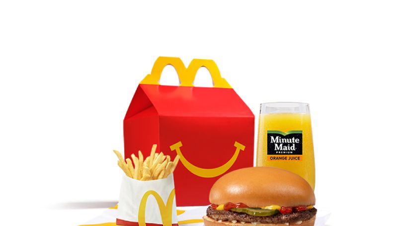 McDonald’s Happy Meal Beefburger and Fries