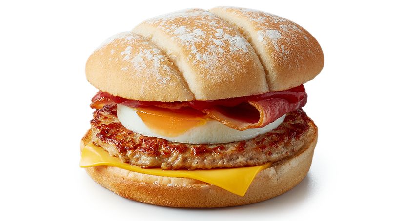 Breakfast Roll with Ketchup