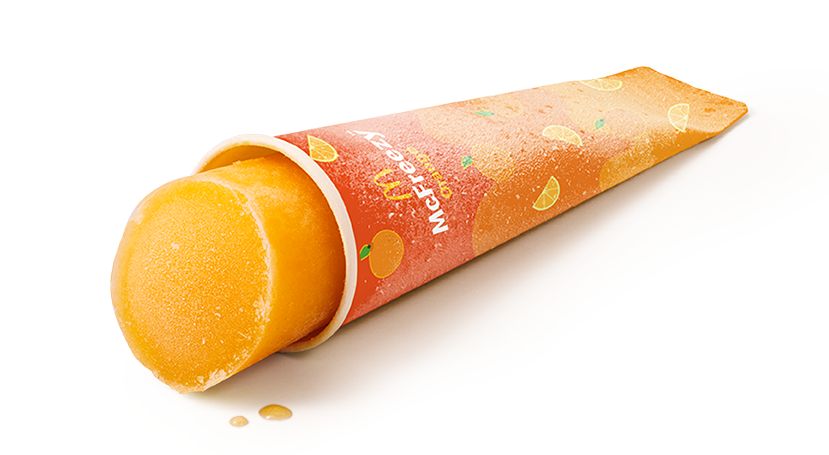 McDonald’s McFreezy Orange