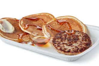 McDonald’s Pancakes & Sausage with Syrup