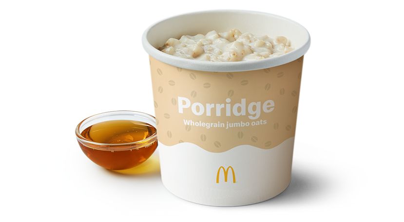 Porridge with Lyle’s Golden Syrup